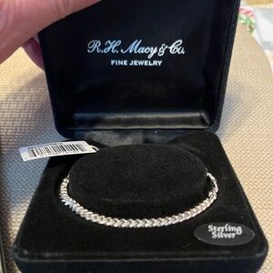 NWT Giani Bernini Cuban Link Bracelet in Sterling Silver